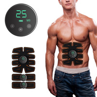 Grexemin ABS Stimulator Trainingsgerät Bauchmuskeltrainer USB-Aufladbar Krafttrainingsgerät für Männer und Frauen