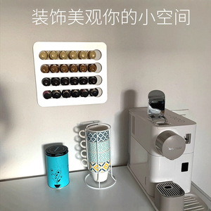 Estante de Almacenamiento para Cápsulas de Café, de Aluminio, para Montar en la Pared, con Capacidad para 24/40 Cápsulas, Organizador para Gabinetes de Cocina y Azulejos - Product Image 3