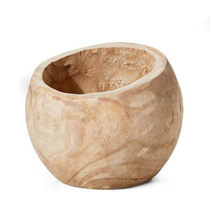 Paulownia-jarrón <span class=keywords><strong>de</strong></span> madera hecho a mano para decoración del hogar, <span class=keywords><strong>centro</strong></span> <span class=keywords><strong>de</strong></span> <span class=keywords><strong>mesa</strong></span> para fiestas, boda, arreglos florales - Product Image 2
