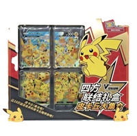 Coffret Cadeau Pokémon Chinois Original - Grand Assemblage Pikachu - Cartes de Collection TCG - Jouets