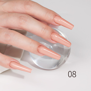Gel Duro Constructor de <span class=keywords><strong>Uñas</strong></span> UV Gel Francés LED Removible <span class=keywords><strong>con</strong></span> Brillo Nude <span class=keywords><strong>Color</strong></span> para Extensión de <span class=keywords><strong>Uñas</strong></span> <span class=keywords><strong>con</strong></span> Construcción Niveladora - Product Image 4