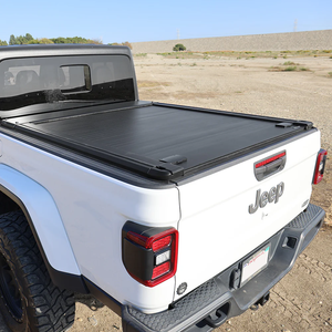 Cubierta de Caja de Camioneta Enrollable Manual Eléctrica, Impermeable, con Bloqueo, de Aleación de Aluminio Suave, para Jeep Gladiator Pickup Truck <span class=keywords><strong>Rubicon</strong></span> - Product Image 1