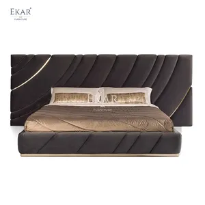 Thiết kế hiện đại giường Màn hình rộng-Giường da chính hãng-NỘI THẤT PHÒNG NGỦ-Giường ngủ