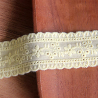 Bordure en dentelle guipure française blanche de 3 cm, très vendue, pour accessoires de robe de mariée, artisanat décoratif, patchs de couture pour mariage