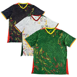 Afrika Uluslar Kupası Kamerun Futbol Forması 26-27 Oyuncu Versiyonu İç Saha/Dış Saha Boyalı Kumaş %100 Polyester Esnek Unisex Spor Üstü - Product Image 1