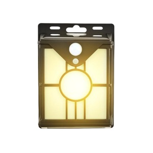Solar Garden <b>Light</b> <b>Led</b> Wall Mount Warm <b>Light</b> With <b>Motion</b> <b>Sensor</b> Waterproof Outdoor Lamp For Patio Yard Decor - Product Image 1