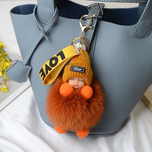 Vente en gros de <span class=keywords><strong>porte</strong></span>-<span class=keywords><strong>clés</strong></span> en <span class=keywords><strong>fourrure</strong></span> de renard kawaii, pendentif mignon, poupée bébé endormie, accessoires en peluche, <span class=keywords><strong>porte</strong></span>-<span class=keywords><strong>clés</strong></span> de voiture, <span class=keywords><strong>pompon</strong></span>, <span class=keywords><strong>porte</strong></span>-<span class=keywords><strong>clés</strong></span> bébé - Product Image 3