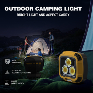 Vente en gros de lampes de camping à led super lumineuses pour <span class=keywords><strong>atelier</strong></span> de réparation automobile Lampe de travail COB rechargeable par USB - Product Image 2