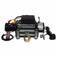 Treuil 4x4 certifié CE à haute résistance avec télécommande sans fil, moteur 12V 24V DC, installation facile, pour le dépannage de véhicules tout-terrain