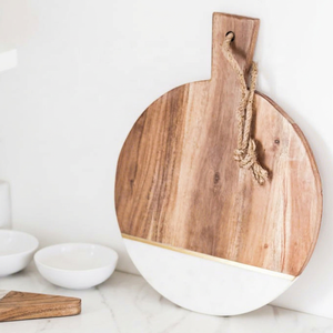 Wooden Chopping Blocks Restaurant & Hotels Decorative Pizza Serving <b>Board</b> Home Kitchen and Tabletop Salad Cutting Chopping <b>Board</b> - Product Image 1