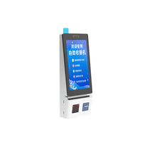 Kios layanan mandiri Terminal Android POS 21.5 inci dengan pembaca kode batang UNTUK RESTORAN fungsi SDK pemesanan mandiri