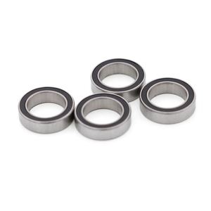 Roulement hybride en céramique 6701 en acier inoxydable 12x18x4mm 6701-2RS avec billes noires Si3N4 lubrifiées à l'huile pour usage industriel - Product Image 1