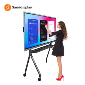 Tableau interactif 86 pouces tout-en-un, écran tactile, ordinateur, panneau plat interactif sans projecteur, haute sensibilité - Product Image 1