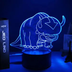 Lampe 3d à l'effigie des personnages de avengers, la plus récent maître airsoft, luminaire décoratif, idéal pour la chambre d'un enfant, modèle de