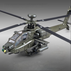 Hélicoptère Armé Décoratif avec Effets Sonores et Lumineux, Modèle d'Hélicoptère en Alliage pour Simulation <span class=keywords><strong>de</strong></span> <span class=keywords><strong>Combat</strong></span> - Product Image 5