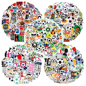 Impermeabile simpatico basket Graffiti sport Baseball <span class=keywords><strong>calcio</strong></span> adesivo per gli appassionati di sport per bambini adulti - Product Image 1