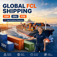 Services de transit maritime FCL DDU économiques de Chine vers les États-Unis avec conteneurs 20/40HQ et transit de 15 à 50 jours