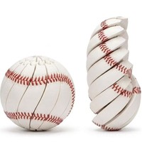 Balle anti-stress de baseball, balle anti-stress de softball, balle sensorielle à torsion et rotation, jouet de bureau anti-stress, cadeaux fantaisie pour fêtes