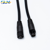 SUYI Module LED d'extérieur avec câble 1 à 4 prises mâle femelle Connecteur d'alimentation IP67/IP68 Connecteur étanche