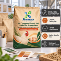 Prémélange composé de minéraux et d'oligo-éléments à 5 % Jinmao pour poulets de chair et poules reproductrices pendant la période de ponte