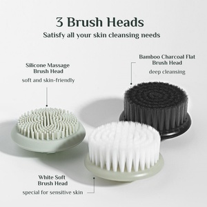 3 in 1 Beauty Equipment Skin Care Deep Electric Face Cleaning Silicone Exfoliating Sonic Facial Cleansing Brush - Product Image 3