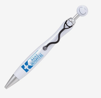 Stylos à bille promotionnels personnalisés en forme de stéthoscope avec logo imprimé – Cadeaux pour fournitures de bureau médical