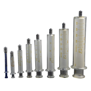 Personalizzabile Luer lucchetto siringa erogatrice 1ml 2ml 5ml 10ml 20ml 50ml 100ml siringa di vetro Luer Lock siringa dispensatrice per laboratorio - Product Image 1