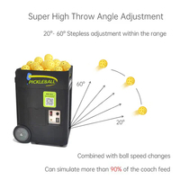 2025 nouveauté Pickleball Ball Machine APP et télécommande Pickleball tir lanceur Machine pour l'entraînement