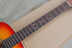 Flyoung kiraz <span class=keywords><strong>Sunburst</strong></span> 41 inç akustik gitar üst katı klasik gitar akustik - Product Image 4