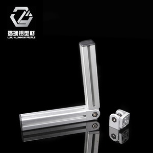 Luhu Aluminum Profile Corner Connector Industrial Aluminum Movable <b>Hinge</b> <b>Door</b> <b>Window</b> Use - Product Image 1