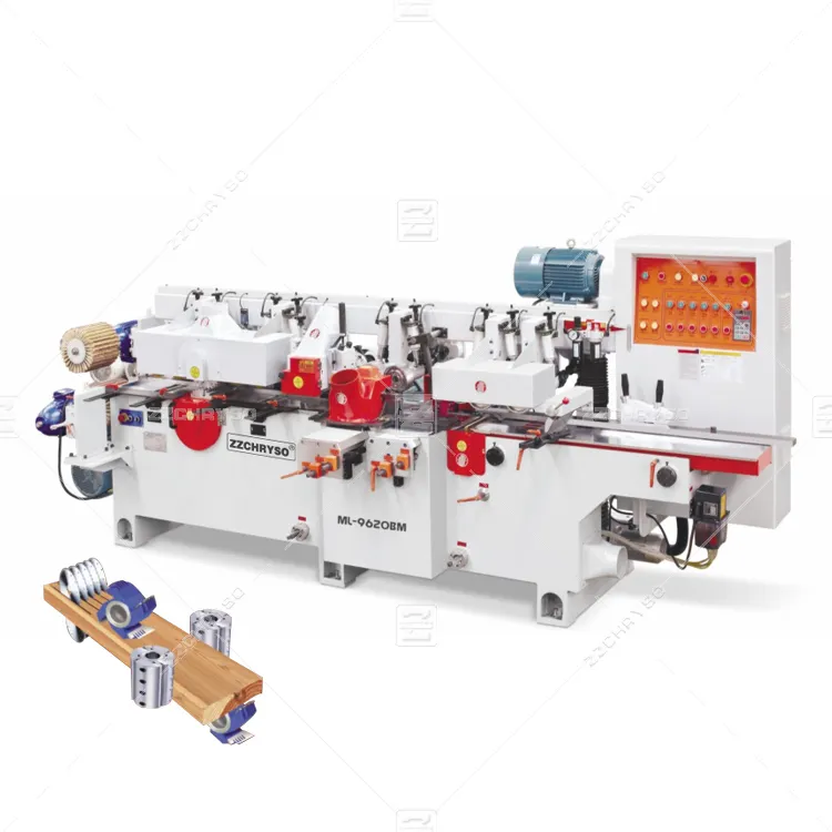 Heavy Duty Automatic Four Side Moulder Machine Wood 4 Side Planer Wood Planing Machines 4-sided Wooden Molding Machine