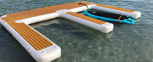 Bateau à moteur Jet Ski Plate-forme flottante gonflable en forme de E Yacht Eau modulaire Jetski Dock quai flottant pour jetski - Product Image 6