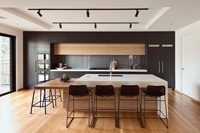 Armoire de cuisine Rta étanche Offre Spéciale industrielle moderne à ouverture automatique avec motifs d'île