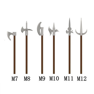 Set de Bloques de Construcción, 12 Estilos, Armas de Soldados Medievales, MOC, Accesorios para Escenas DIY, Compatible con Ladrillos Pequeños, Regalo Educativo para Niños - Product Image 2