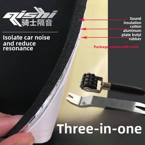 Panneaux acoustiques modernes de réduction du bruit sur châssis de voiture 3 en 1 Mousse d'insonorisation en caoutchouc butyle pour hôtel Plaque d'absorption des chocs - Product Image 5