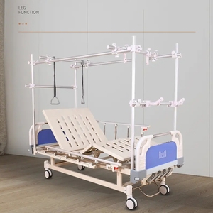 Handmatige Verpleegbed Enkele Tractie Medisch Skelet Voor Head Lifting Mobiele Composiet Verpleegbed Voor Ziekenhuis - Product Image 6