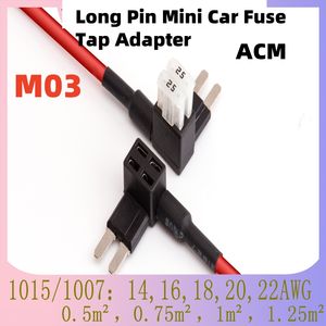 Fusible de voiture 16AWG - Broche longue moyenne/mini/M2 pour boîte à fusibles automobile - Universel pour BMW/Toyota/VW - Product Image 4