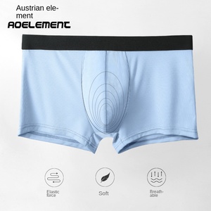 Uxyk-Calzoncillos Bóxer y Calzoncillos de poliéster de seda helada transpirable de verano para <span class=keywords><strong>hombre</strong></span>, nueva ropa interior de tiro medio al por mayor, <span class=keywords><strong>Pantalones</strong></span> - Product Image 4