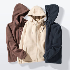 Veste d'équitation en polaire polaire chaude pour femmes, veste d'hiver pour femmes, manches longues, poche zippée, vestes d'équitation avec capuche - Product Image 4