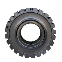 Pneu industriel solide Topower 27X10-12 pour chariots élévateurs Linde Toyota, roues tout-terrain