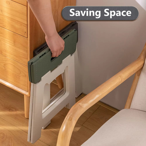 Hiện Đại Di Động Gấp Ghế Nhựa Dày Mẫu Giáo Có Thể Thu Vào Ghế Trọng Lượng Nhẹ Trẻ Em Phân Cho Phòng Khách Cắm Trại - Product Image 3