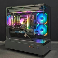 AntarcChill New Arrival Power Train Tempered Glass Desktop Computer Gaming Case PC Case Gaming Micro Atx Cabinet for Computer