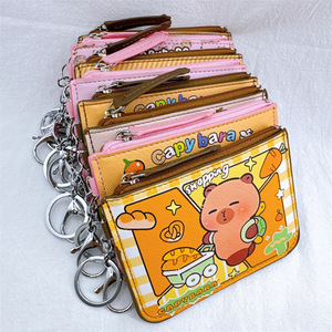 กระเป๋าใส่เหรียญลายการ์ตูนคาปิบาร่าน่ารักสำหรับเด็กนักเรียนชายหญิง รุ่น DHF1249 ขายส่งหลายแบบ - Product Image 3