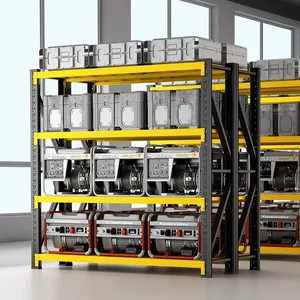 Nhà Sản Xuất Có Thể Gập Lại Lưu Trữ Kệ 4 Lớp Faltbare Kim Loại Giá Kệ Công Suất Lớn Organazer Kệ Cho Cửa Hàng Hiển Thị - Product Image 3