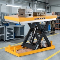 Table élévatrice à ciseaux électrique fixe CE JIALITE série HW, plateforme industrielle robuste de 3000 kg pour la fabrication en usine