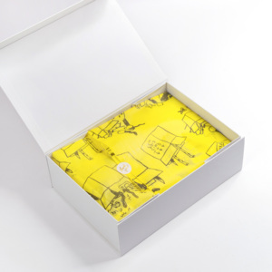 High Quality Custom Yellow Wrapping Tissue Paper Business Logo <b>Printed</b> Gift <b>Packaging</b> Paper Clothing Waterproof Paper Wrapper - Product Image 5