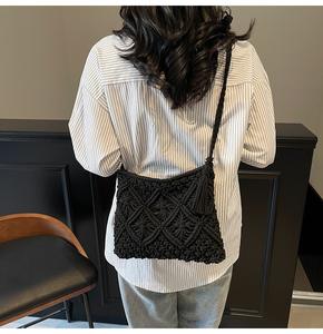 Vente en gros 2025 sacs d'automne faits à la main en coton avec crochet fermeture éclair unique logo personnalisé OEM marque privée approvisionnement en vrac pour les détaillants - Product Image 4