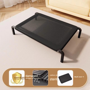 Lüks Düz Dikdörtgen Taşınabilir Soğutucu Fileli Yatak Büyük Köpekler İç/Dış Mekan Isırmaya Dayanıklı Ağır Hizmet Tipi Nefes Alabilen Köpek Yatağı - Product Image 6