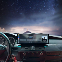 Radio Mobil 14.9 Inch untuk BMW Seri 5 E60 E61 2003-2010 Android Auto Multimedia Player Head Unit Layar Carradio Upgrade