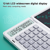 HX Livraison Gratuite Calculatrice Graphique Électronique Numérique Tablette d'Écriture LCD 12 Chiffres Bloc-Notes Type-C Tableau de Gribouillage